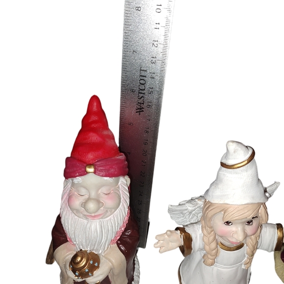 Set of 7 Gnome Nativity Creche Christmas Figures Jesus, Mary, Joseph, Wise Men - Picture 15 of 15